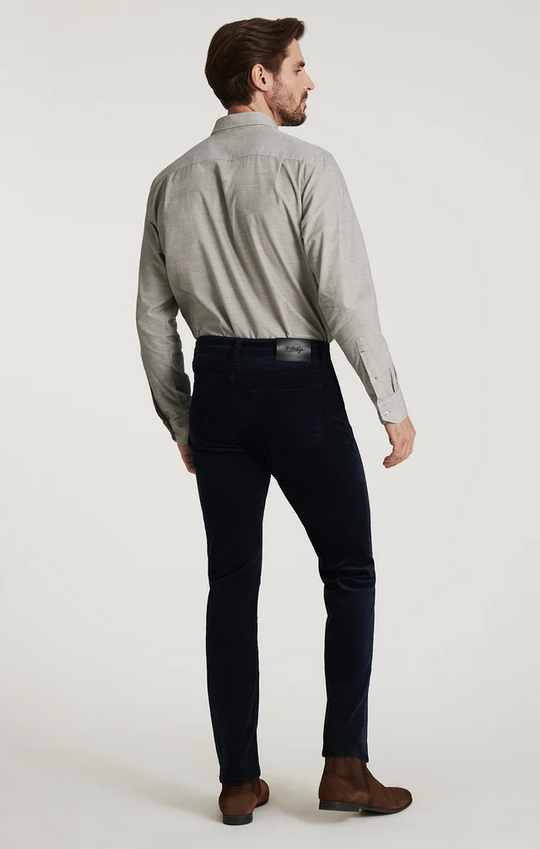34 Heritage Courage Straight Leg Pants in Midnight Moleskin