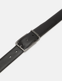 Lloyd Textured Leather Belt | Black