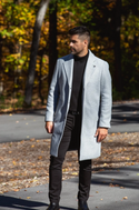 Au Noir Coat | KLAMATH, Grey