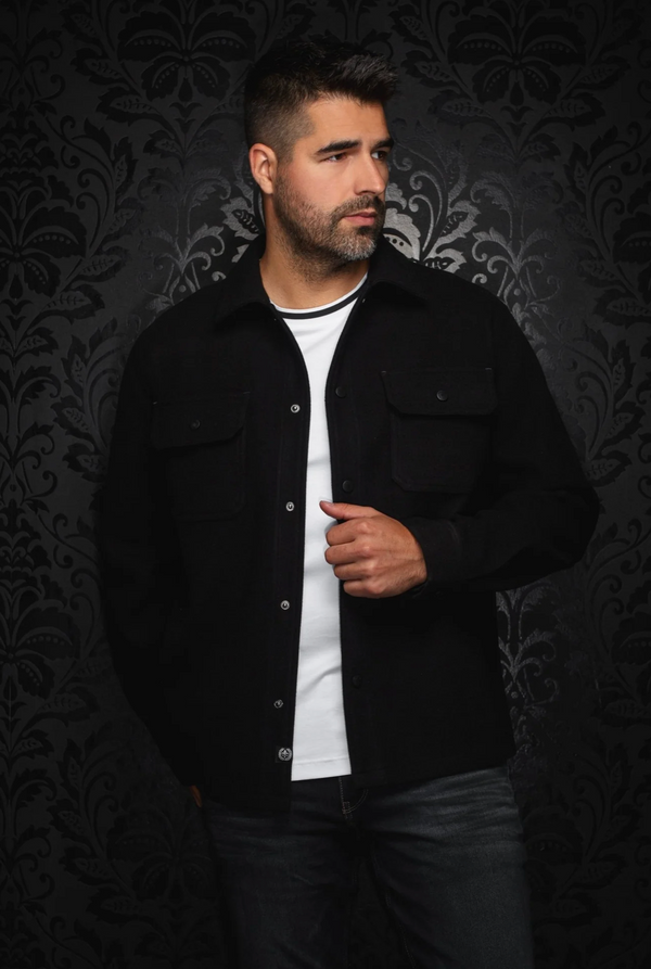 Au Noir Overshirt | DANALI, Black