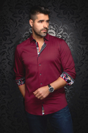 Au Noir 360° Stretch Shirt | POLGAR, Red