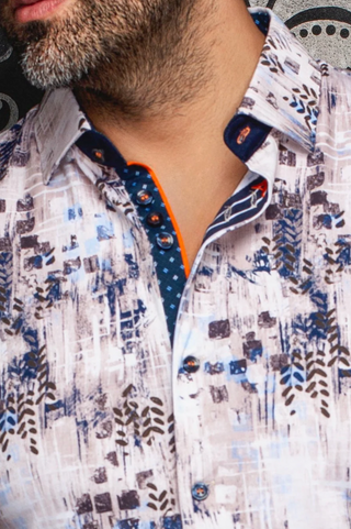 Au Noir 360° Stretch Shirt | CANTABRIA, Stone