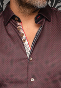 Au Noir SHIRT | BANGALORE, Cabernet Tabacco