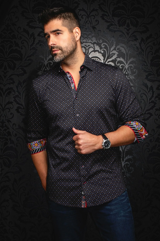 Au Noir 360° Stretch Shirt | OPTIMUS, Black Gold