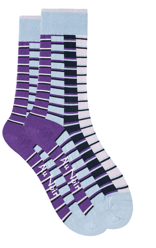 Au Noir Socks | Blue Purple