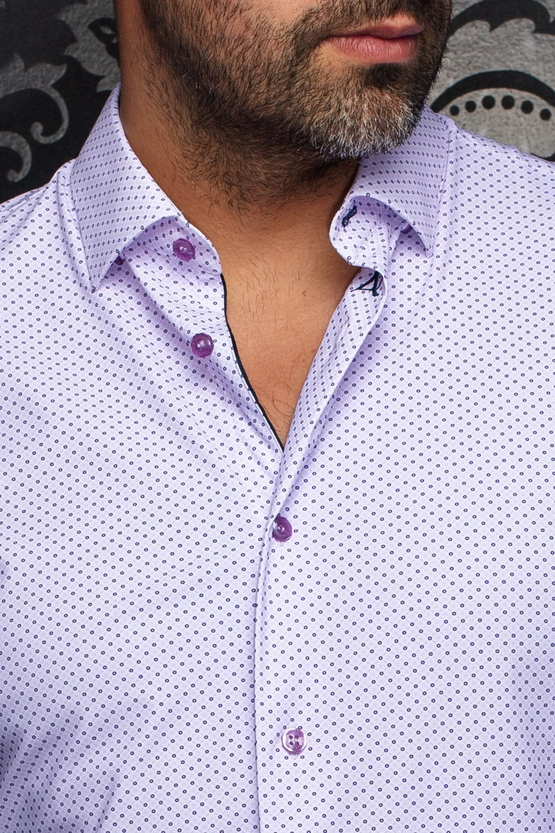 Au Noir Performance Shirt | NICOLAS GEO, Lavender