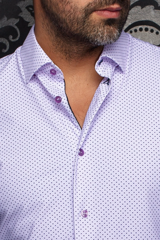 Au Noir Performance Shirt | NICOLAS GEO, Lavender