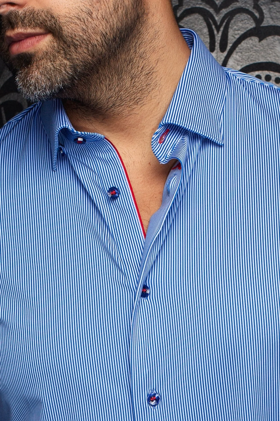 Au Noir Performance Shirt | VOLTA, Blue