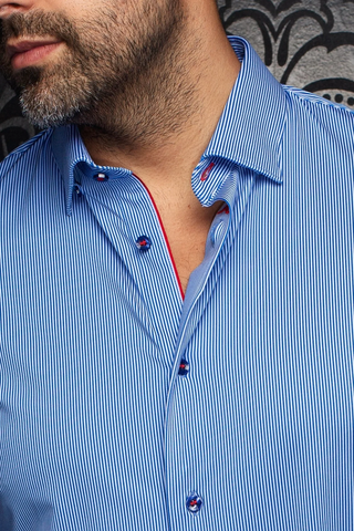 Au Noir Performance Shirt | VOLTA, Blue