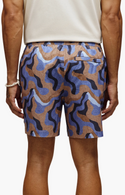 Psycho Bunny Men's Swim Trunk Dante | Toasted Coconut
