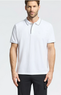Psycho Bunny Men's Bryce Performance Pique Polo Shirt | White