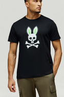 Psycho Bunny Men's Rex Graphic Tee | Black