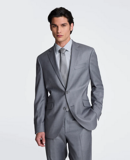 Kenneth Cole Slim-Fit Stretch Suit Separate Jacket | Light Grey