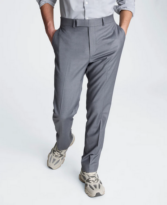 Kenneth Cole Stretch Suit Separate Pant | Light Grey