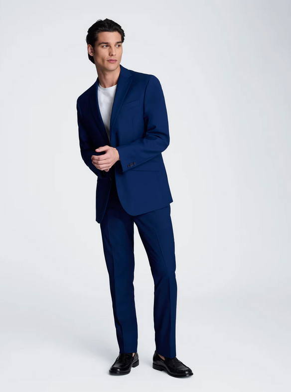 Kenneth Cole Slim-Fit Stretch Suit Separate Jacket | Blue