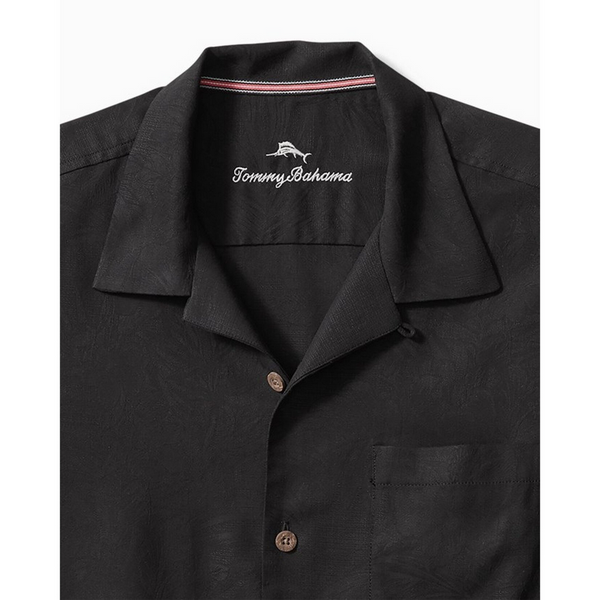 Tommy Bahama Tropic Isles Silk Camp Shirt | Black