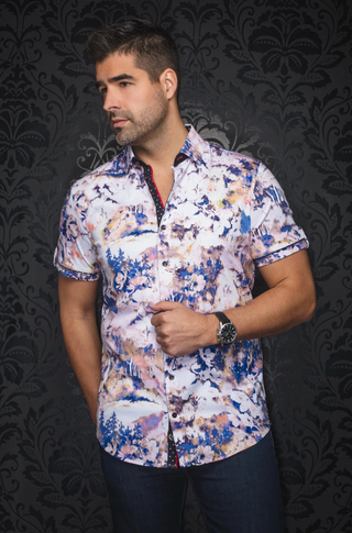 Au Noir Stretch Short Sleeves | ZIONNE, Light Pink