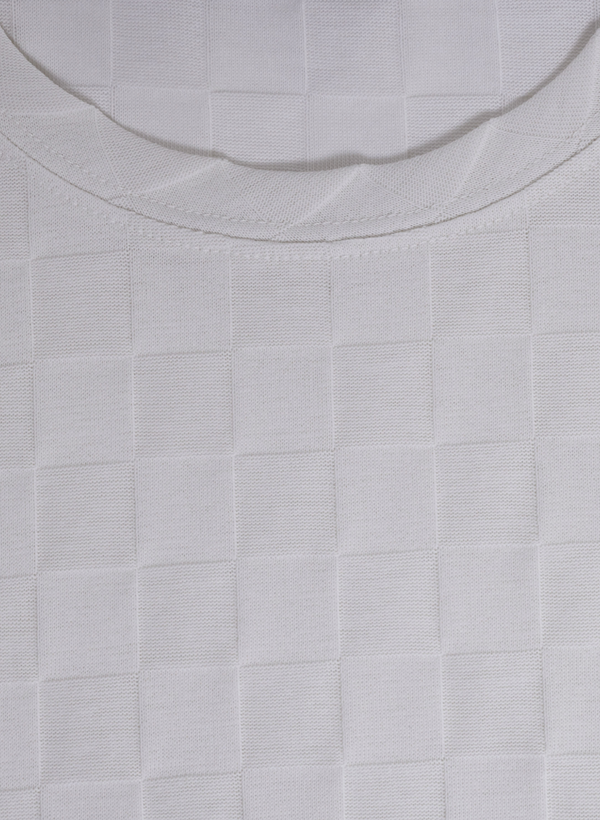 Bugatchi Texured Tee | Ivory