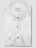 Bugatchi Chemise à manches courtes Orson Shaped Fit | Platinum
