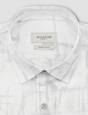 Bugatchi Chemise à manches courtes Orson Shaped Fit | Platinum