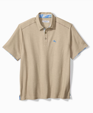 Tommy Bahama Palm Dancer 5 O'Clock IslandZone® Polo | Chinchilla