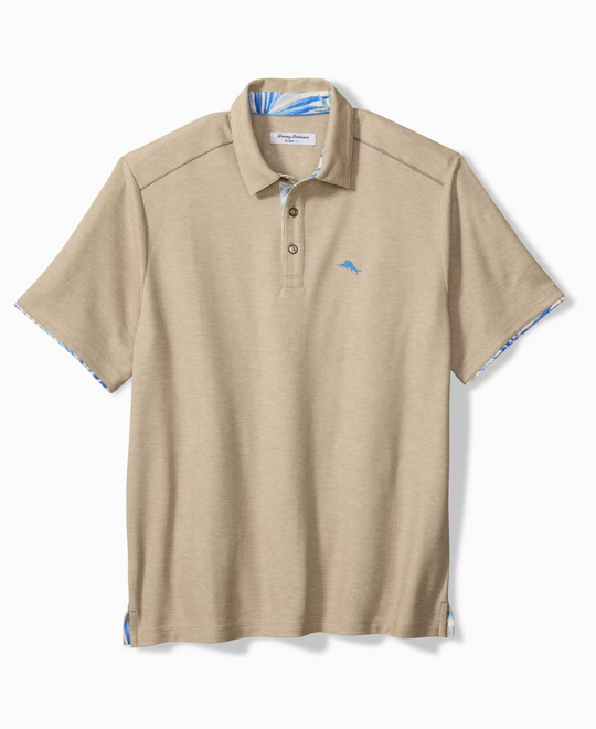 Tommy Bahama Palm Dancer 5 O'Clock IslandZone® Polo | Chinchilla