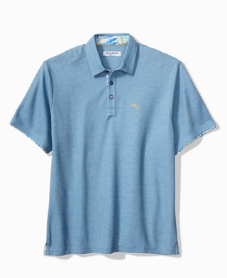 Tommy Bahama Palm Dancer 5 O'Clock IslandZone® Polo | Dockside Blue