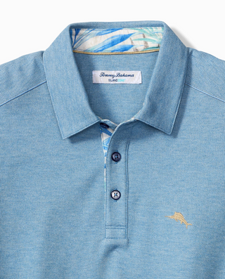Tommy Bahama Palm Dancer 5 O'Clock IslandZone® Polo | Dockside Blue
