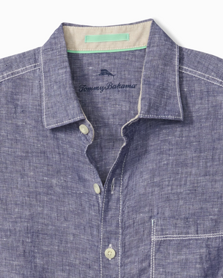 Tommy Bahama Paradise Breezer Linen Long-Sleeve Shirt | Island Navy