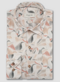 Bugatchi Chemise à manches longues Julian Linen Shaped Fit | Desert