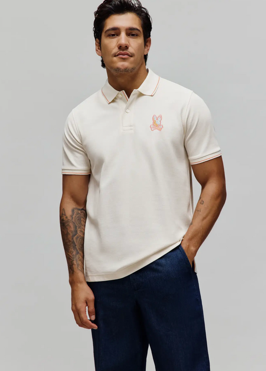 Psycho Bunny Zoom Mens Olivier Pique Polo | Pristine