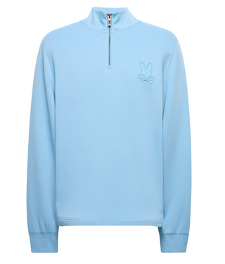 Psycho Bunny Mens 1/4 Zip Nev | Glacier Lake