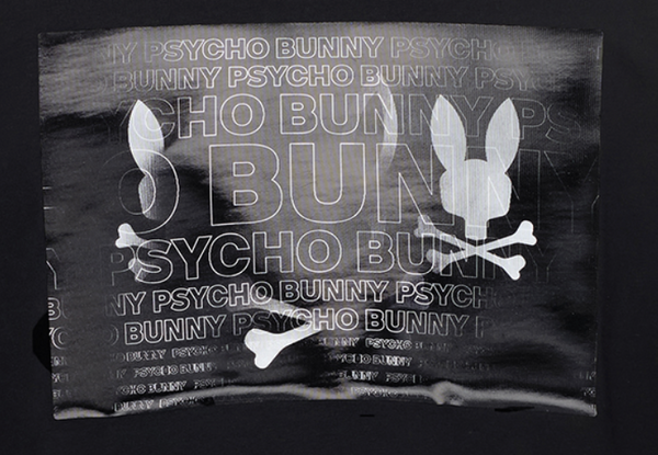 Psycho Bunny Mens Relaxed Fit Tee Jarvis | Black