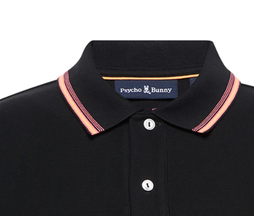 Psycho Bunny Men Pique Polo Cedric | Black