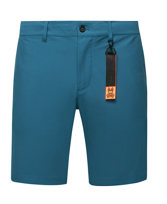 Psycho Bunny Mens Maverick 10k Step Short | Malard Blue