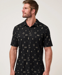 Travis Mathew Weather Patterns Polo | Black