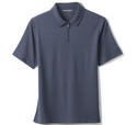 Johnston & Murphy Rib Zip Polo Finn Navy