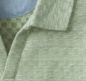 Johnson & Murphy V Neck Polo Sedona | Sage Basketweave