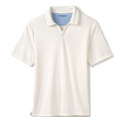 Johnston & Murphy V Neck Polo Sedona | White