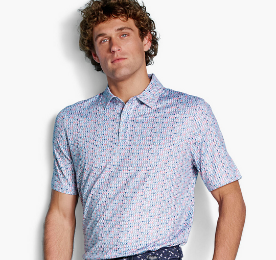 Johnston & Murphy XC+™ Ace Performance Polo | Multi Martini