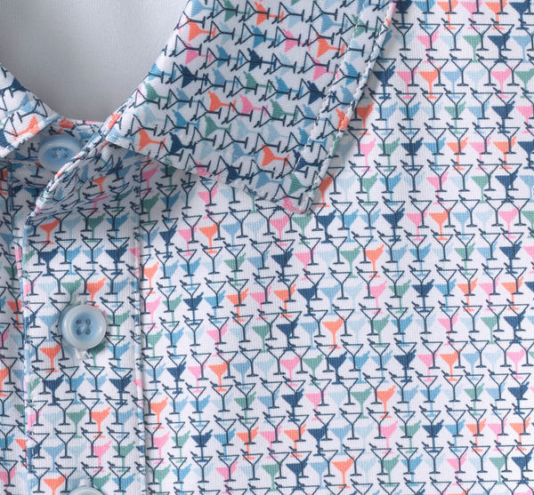 Johnston & Murphy XC+™ Ace Performance Polo | Multi Martini