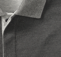 Johnston & Murphy Tonal Polo | Charcoal Birdseye