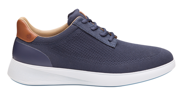 Johnston & Murphy Ackerson Knit Plain Toe | Navy