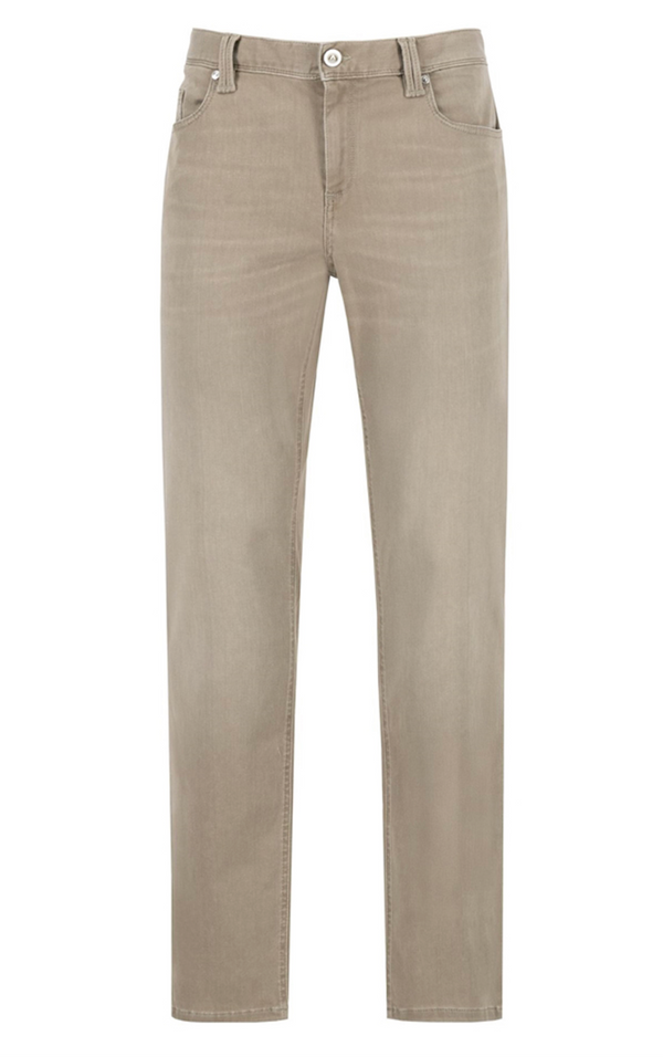 Alberto Pipe Regular Fit Light Soft Denim | Vert