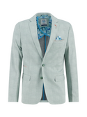 A Fish Named Fred Check Stretch Blazer | Green