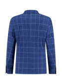 A Fish Named Fred Check Stretch Blazer | Navy