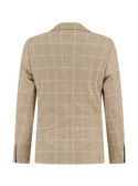 A Fish Named Fred Check Stretch Blazer | Sand