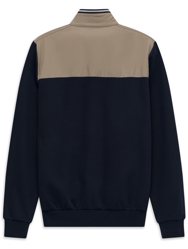 Veste Bugatti Full Zip | Marron clair/Marine