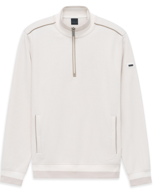 Bugatti Sweater 1/4 Zip | Cream