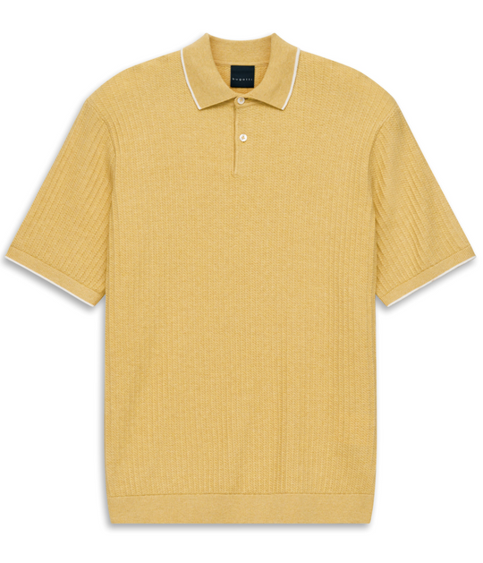 Bugatti Knot Polo | Yellow